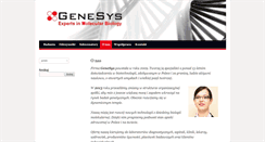 Desktop Screenshot of gene-sys.pl