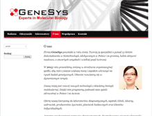 Tablet Screenshot of gene-sys.pl
